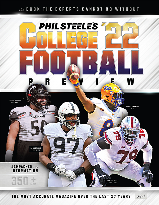 2022 Phil Steele College Football Preview Magazine Phil Steele