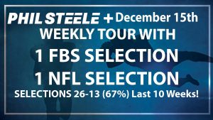 Phil Steele Plus Weekly Tour: Dec 15th