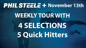 Phil Steele Plus Tour Nov 13th