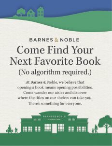 It is Barnes and Nobles Week!!!!